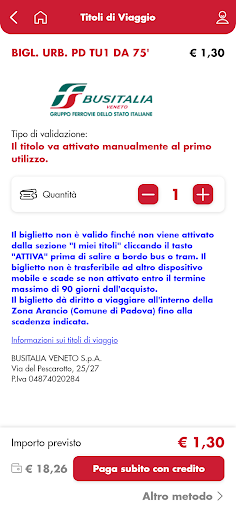 Busitalia Veneto Screen 3