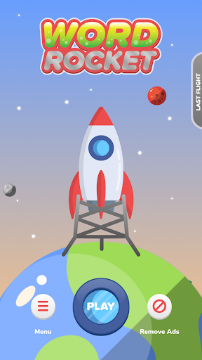 Android application Word Rocket screenshort