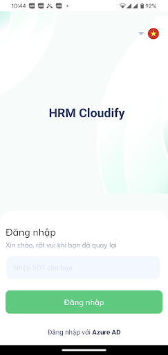 Android application Cloudify HRM - Ha Tien screenshort