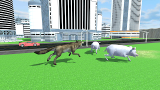 Wild Wolf City Attack Rampage - Screenshot 1