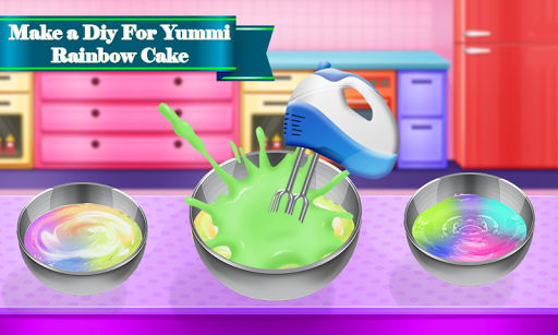 Rain Bow Cake Maker Screen 3