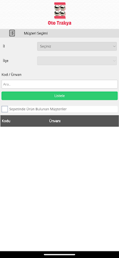Oto Trakya B2B Screen 2