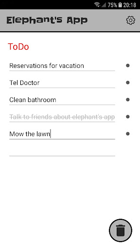Elephants App Screen 3