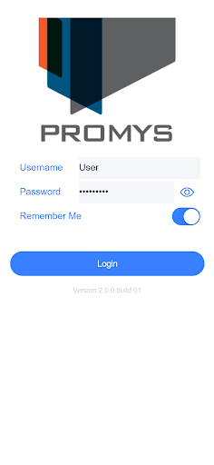 Android application Promys Enterprise PSA screenshort