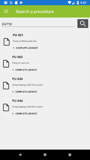 CONFORMiT Lockout/Tagout Screen 3