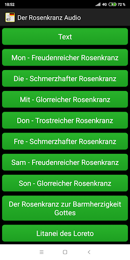 Android application Rosenkranz Deutsch Audio screenshort