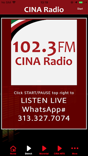 CINA Radio Screen 2