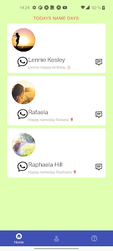 Android application AutoCongrats screenshort
