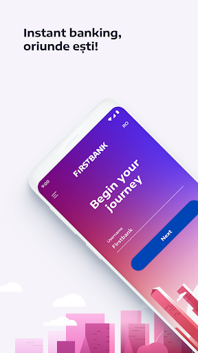 Android application First Bank Romania screenshort