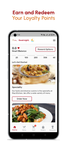 Android application Maa Kitchen screenshort