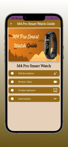 M4 Pro Smart Watch Guide Screen 2