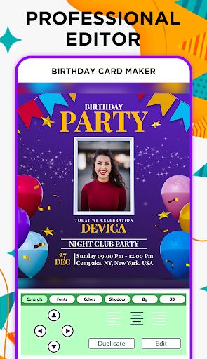 Invitation maker & Card design Screen 3