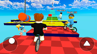 Game screenshot Obby bike: Parkour Adventure mod apk