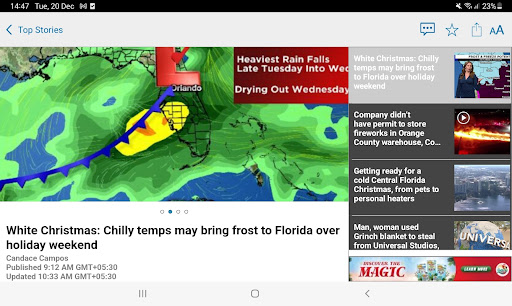 Screenshot of News 6 ClickOrlando - WKMG
