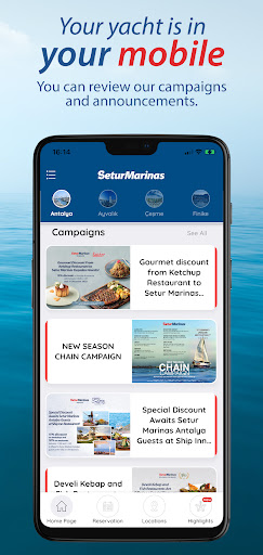 Setur Marinas Screen 3