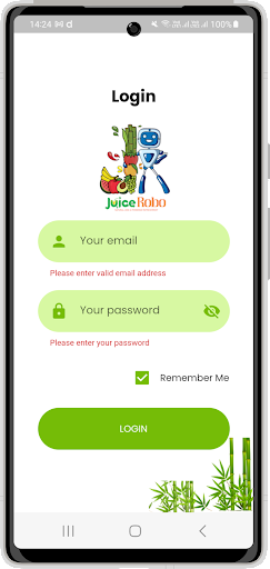 Android application JuiceRobo Manager screenshort