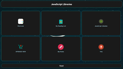 Screenshot of JavaScript Libraries