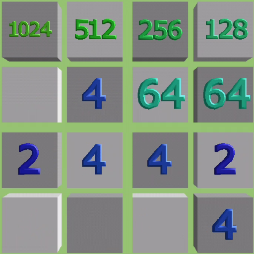 2048 3D - The powers of Two logo