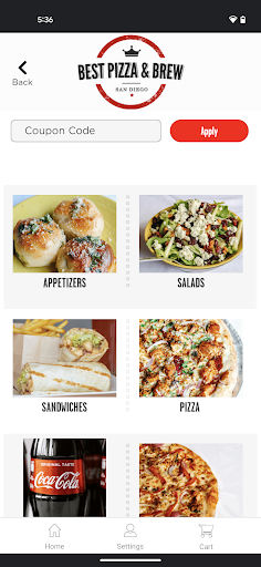 Screenshot of Best Pizza and Brew