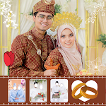 Couple Hijab Wedding Dress Editor Apk