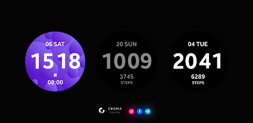 Abstract Wear OS Screen 2