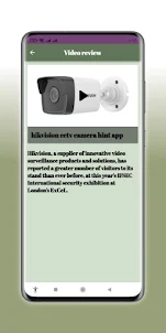 hikvision cctv camera hint app