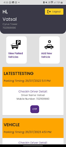 ParkIt Valet Screen 3