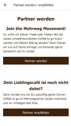 myCoffeeCup Screen 3