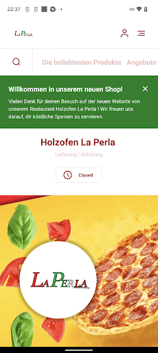 Android application Holzofen La Perla screenshort