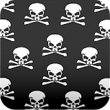 skull wallpaper black icon