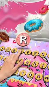 Colorful Donuts Keyboard Theme