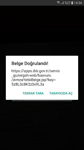 İBB Belge Doğrulama Screen 2