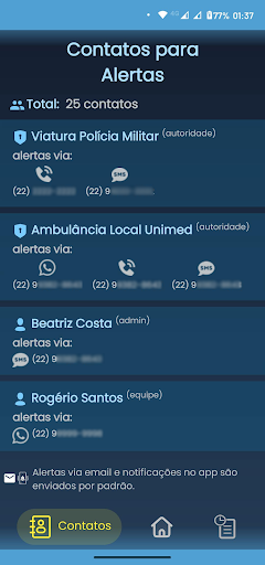 Sempre Alerta SOS Screen 3