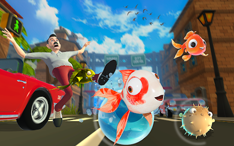 Piranha Escape Hungry Fish.io