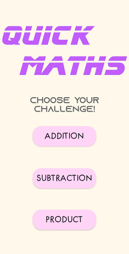 Quick Maths Screen 2