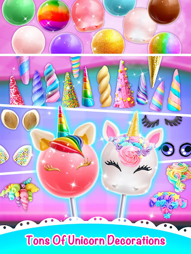 Unicorn Cake Pop - Sweet Food