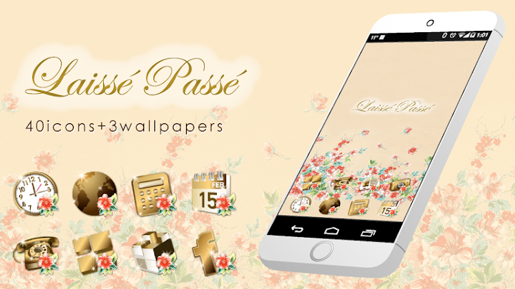 LAISSE PASSE-Gold Icon & WP - 2.0.0 - (Android)