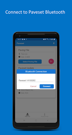 Android application Paveset Mobile Tools screenshort