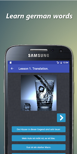 German verb conjugator Screen 2