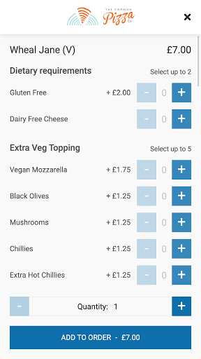 Cornish Pizza Company Screen 3