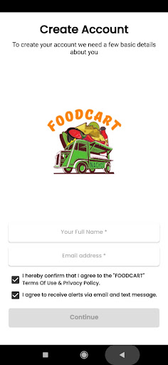 FOODCART Screen 3