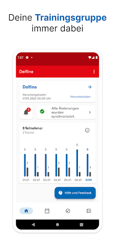 Android application DLRG Trainer screenshort