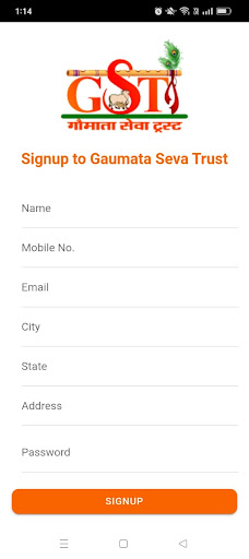 Gaumata Sewa Trust Screen 2
