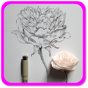 How to draw flowers  Icon