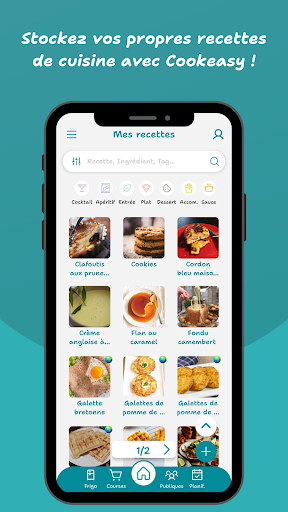 Android application Cookeasy: Stocker Mes Recettes screenshort
