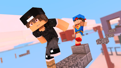 Android application Parkour Maps for Minecraft PE screenshort