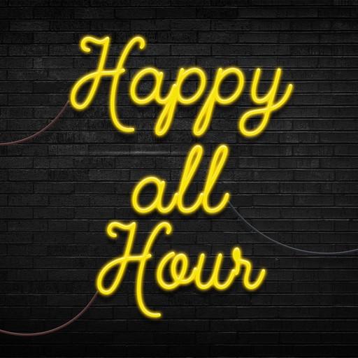 HAPPY all HOUR logo