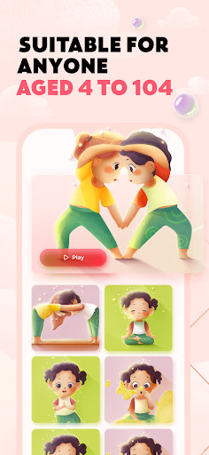 Android application Little Yogis screenshort