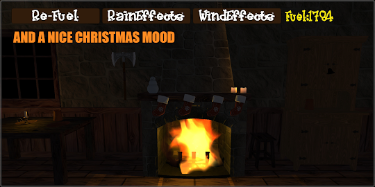 3D Medieval Christmas Fireplac