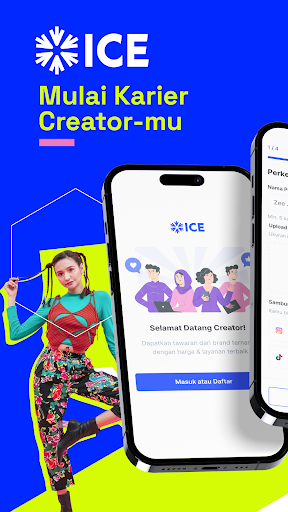 Android application ICE App: Creator & Influencer screenshort
